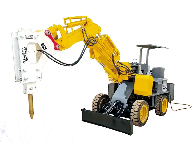 CSP-75轮胎式巷道掘进破碎机